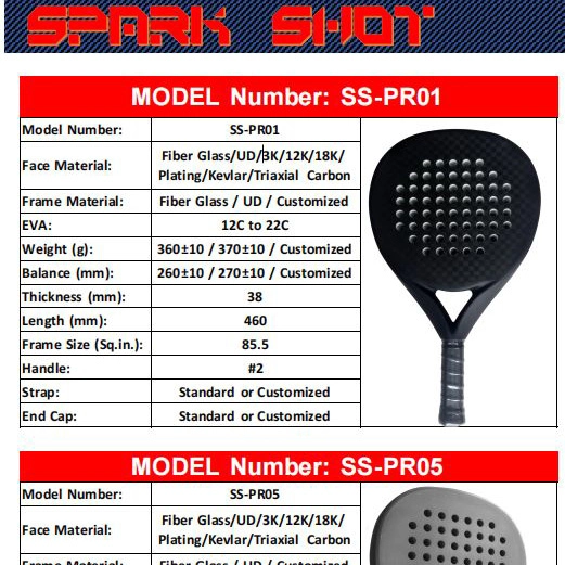 Racketkatalog