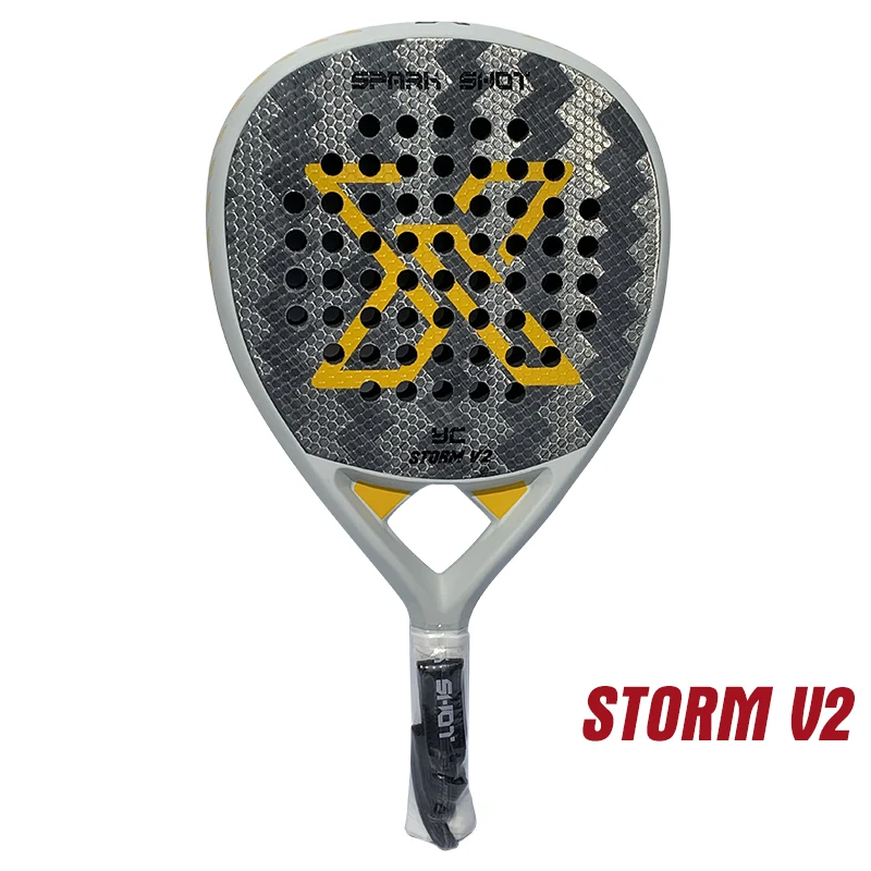 LUKSUS 24K Alum Fiber Padel Rackets STORM V2